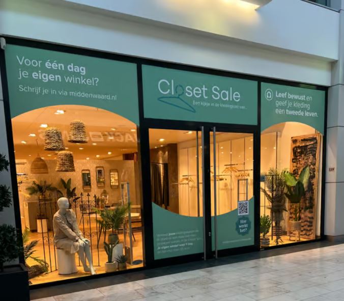 Een van de Closet Sale-winkels.