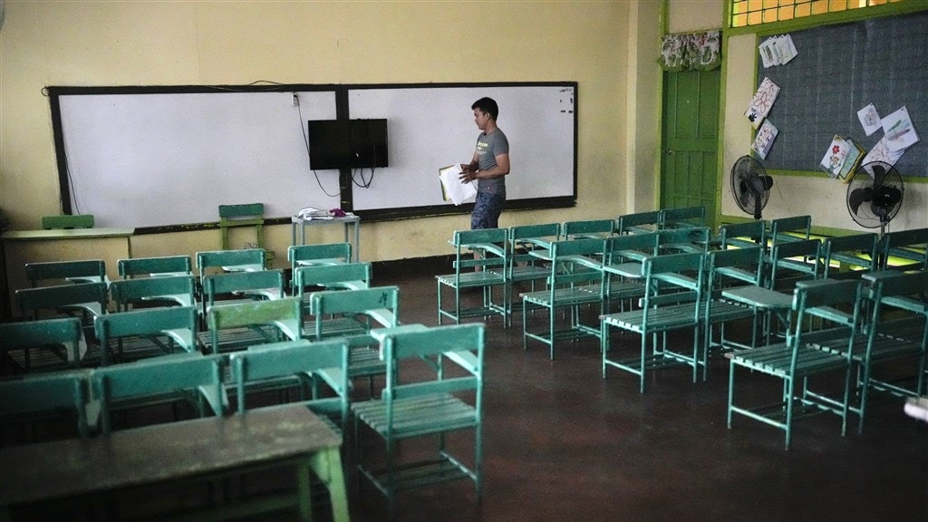 Millions of Filipinos are not allowed to go to school and are taking classes online.
