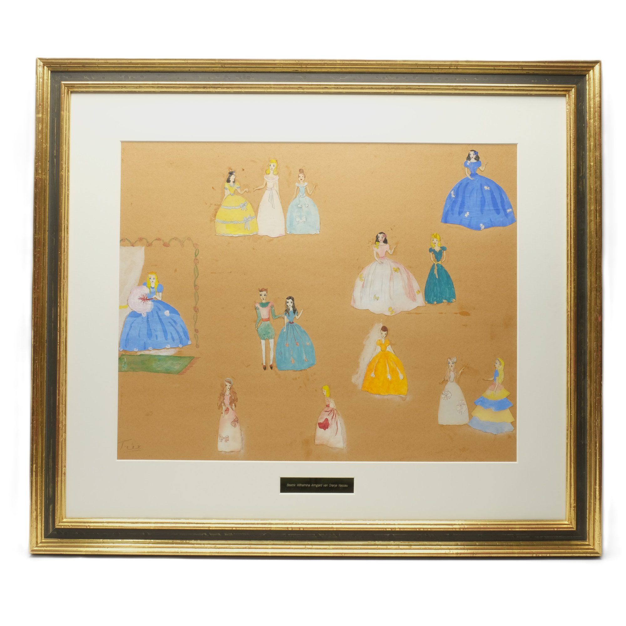 Kindertekening Beatrix ('Trix') voor duizenden euro's onder de hamer