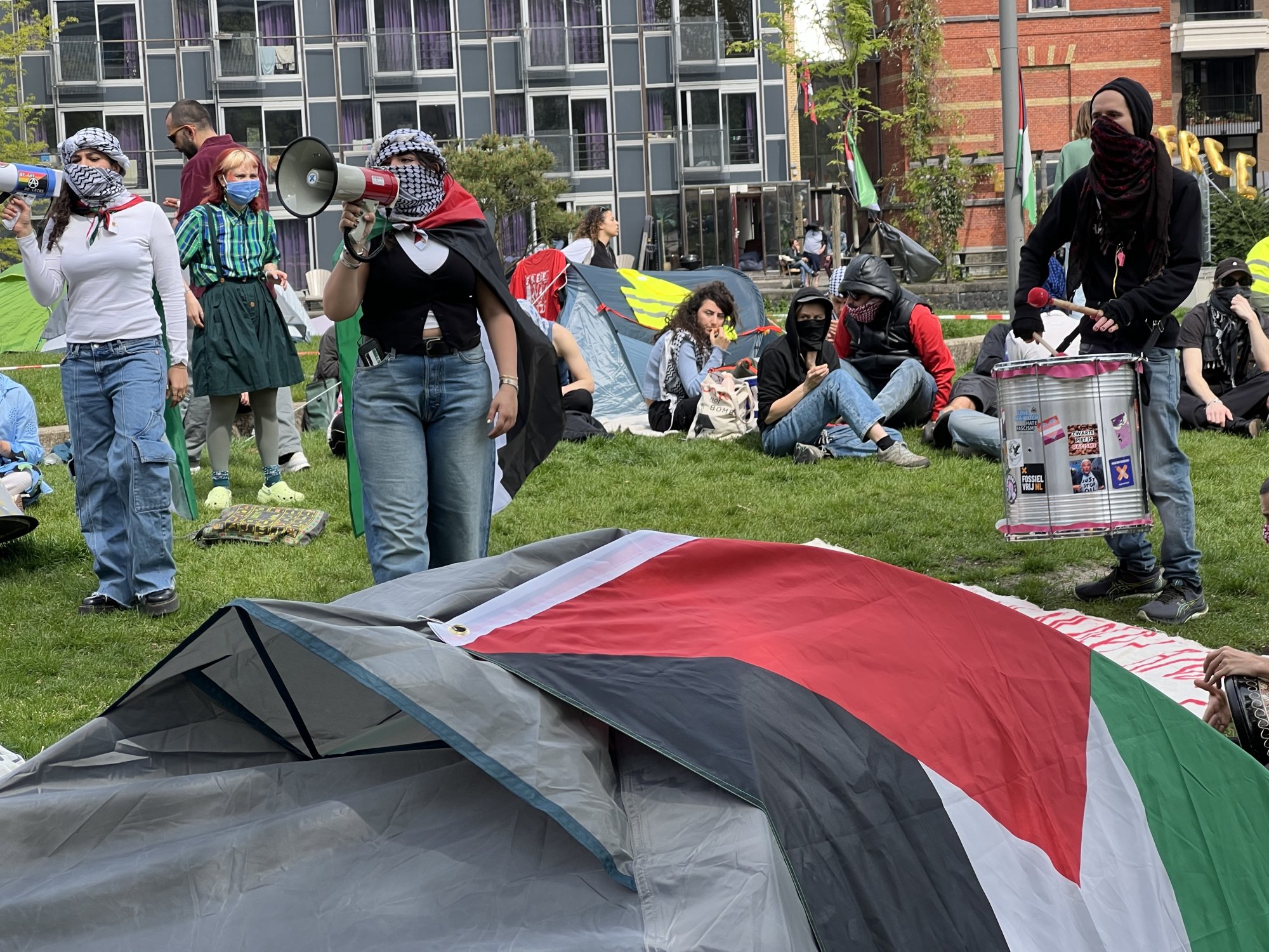 Studentenprotest op universiteit in Nederland niet nieuw: 'Er heerst onvrede'