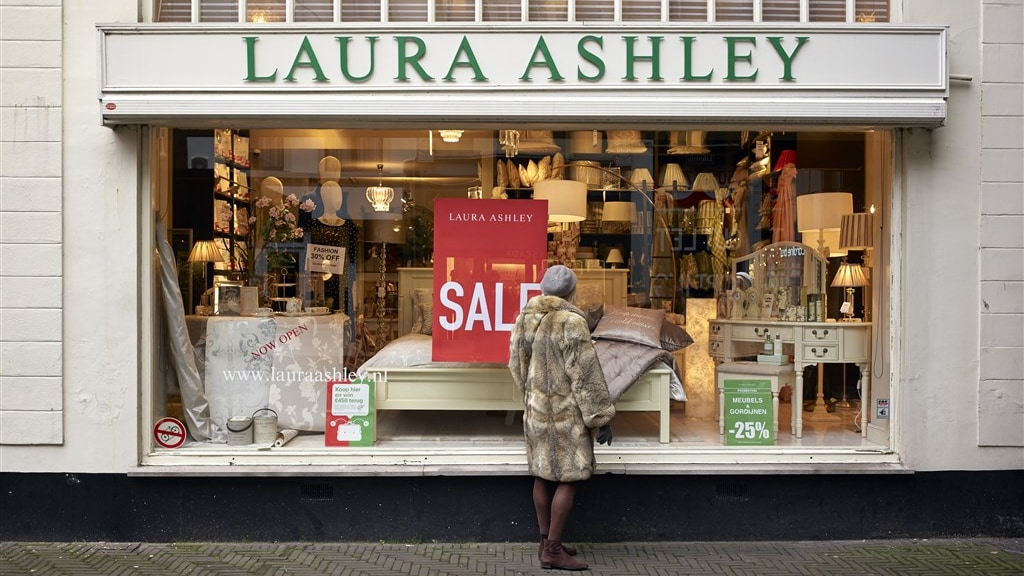 Gordon Brothers ging niet verder met de winkels van Laura Ashley.