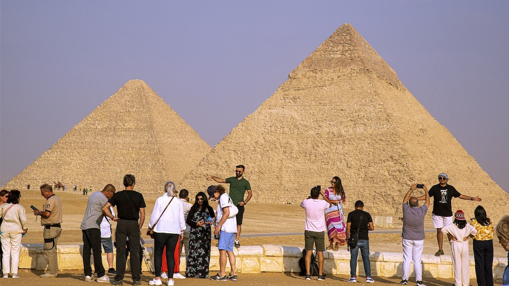 De piramides van Gizeh.