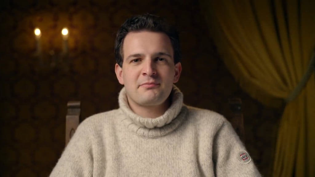 Rob Goossens op de biechtstoel in De Verraders