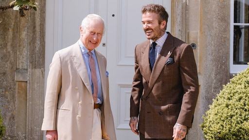 David Beckham wordt ambassadeur van goed doel koning Charles