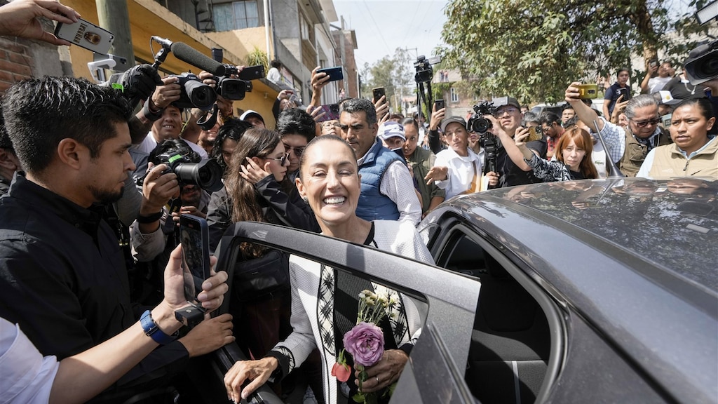 Exitpolls: Claudia Sheinbaum eerste vrouwelijke president van Mexico