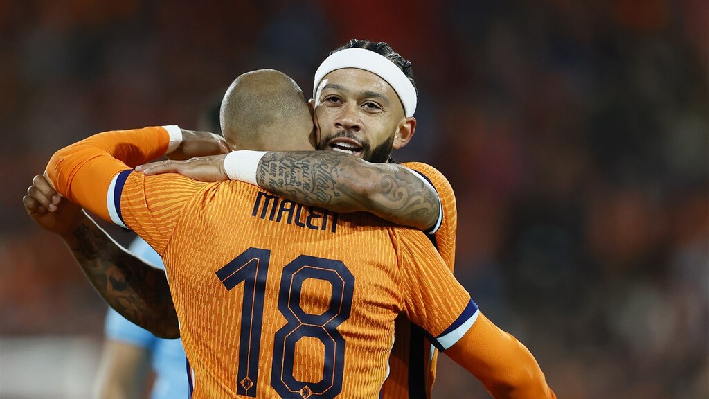 Oranje goedgemutst naar het EK na 4-0 winst op IJsland