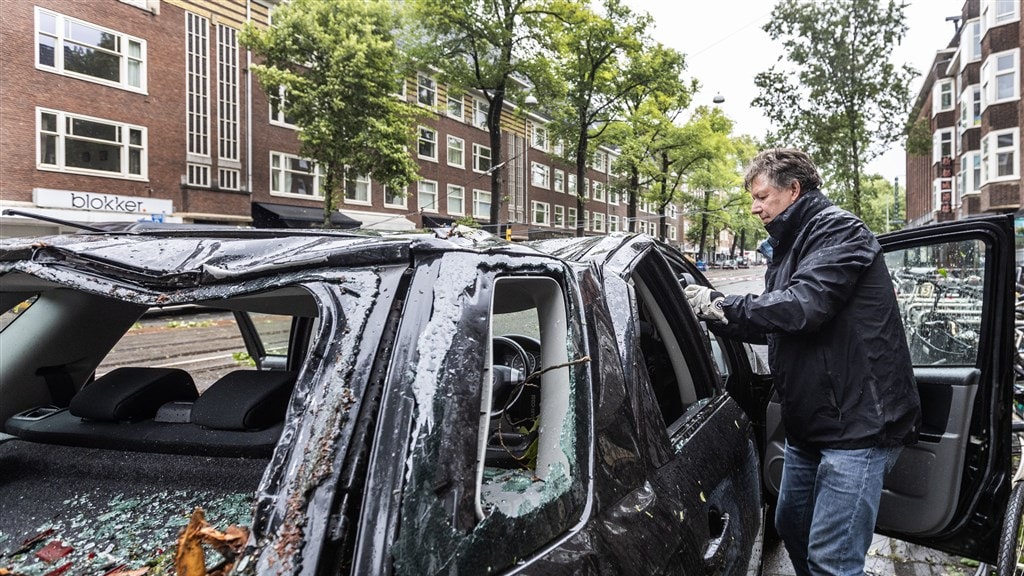 Storm Poly zorgde in juli 2023 voor veel schade.