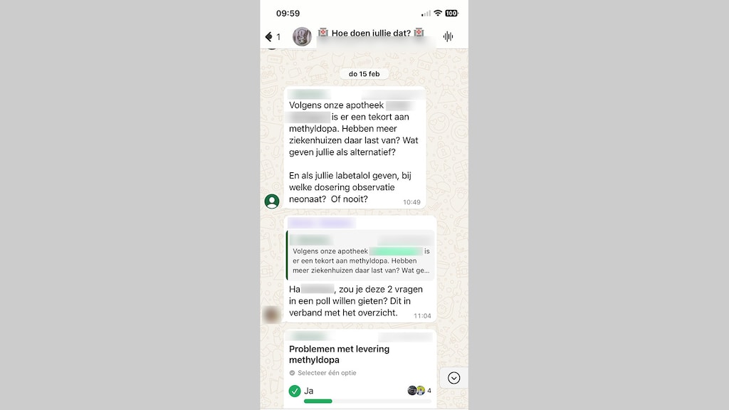 Gynaecoloog Koen Deurloo: "We hebben een appgroep met gynaecologen van 60 ziekenhuizen. Die groep heet: hoe doen jullie dat nou? Daar komt ook het onderwerp schaarste voorbij en tips hoe dat op te lossen."