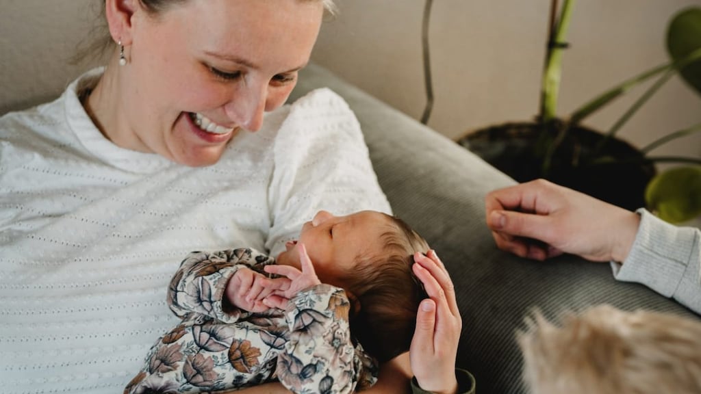 Begin 2022 beviel Sjoukje van dochter Eva, na extreme misselijkheid tijdens haar hele zwangerschap.