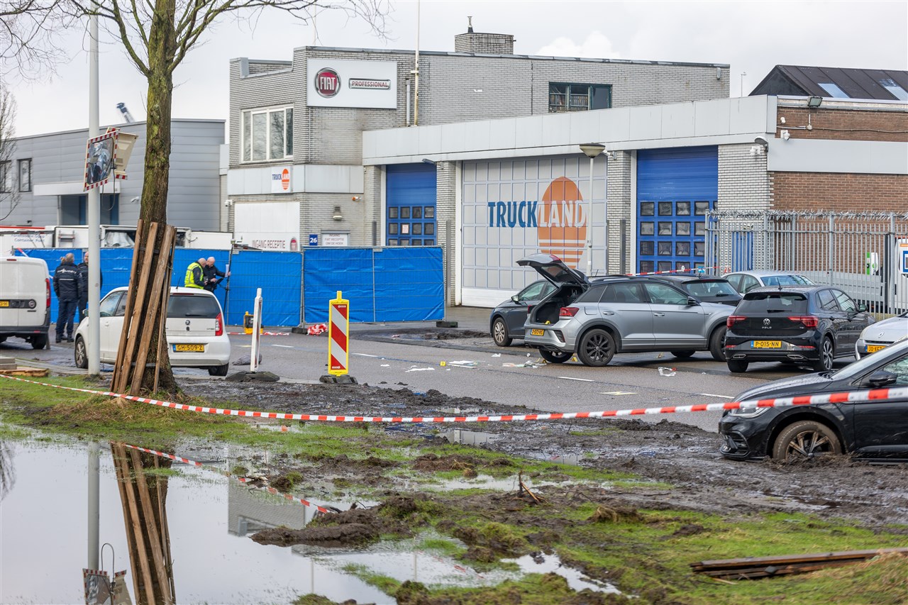 De plek van de schietpartij