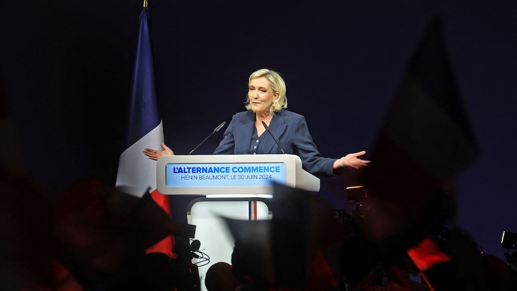 Frankrijk lijkt bij tweede ronde verkiezingen af te koersen op politieke patstelling