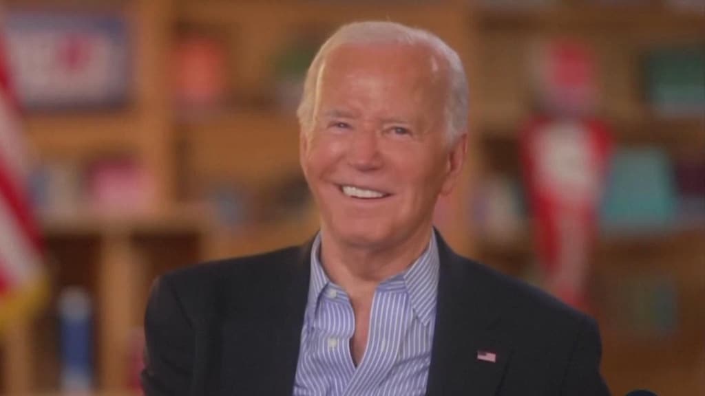 Biden helderder, krachtiger en energieker in interview, 'maar ik weet niet of dit hem redt'