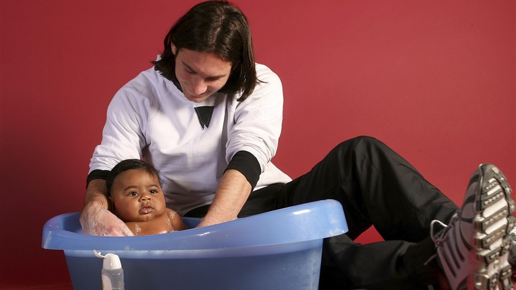 Lionel Messi en Lamine Yamal, al in 2007 samen op de foto