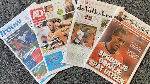 Media in Nederland en Engeland: van 'domper in Dortmund' tot 'we have done it'