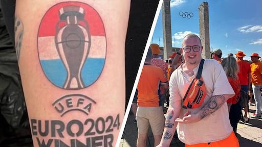 Bart liet tattoo zetten met EK-winst Nederland: 'Toch een mooie herinnering'