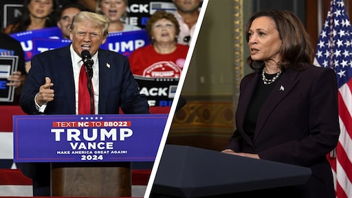 Onduidelijkheid over datum eerste debat tussen Trump en Harris