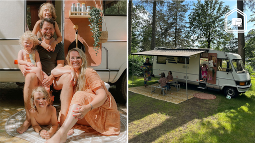 Met het gezin op reis in een omgebouwde oldtimer: 'We gebruiken geen Google Maps meer'