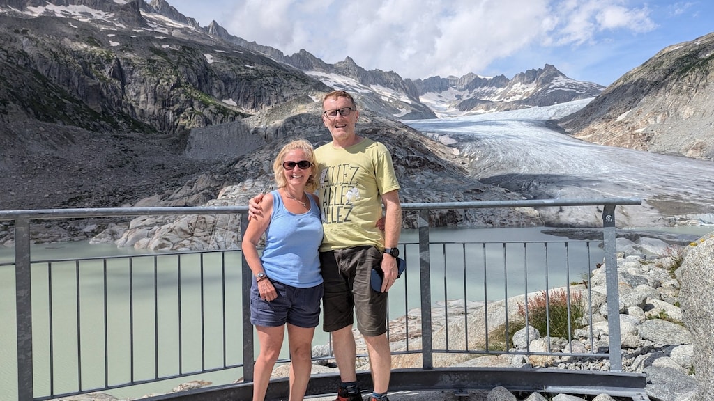 This is what the glacier looks like now.