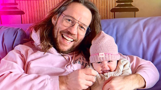 Giel Beelen ander mens geworden door komst dochter Josephine