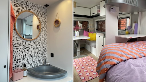 Op vakantie in Nederland met Flip de caravan: 'We vonden 'm spuuglelijk'