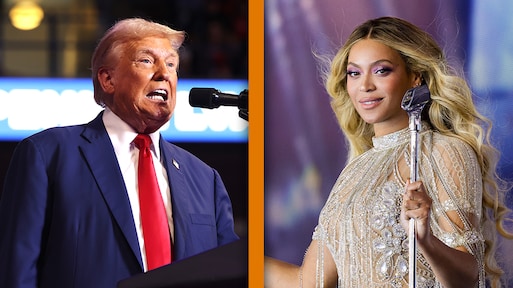 Beyoncé waarschuwt Donald Trump om illegaal gebruik nummer