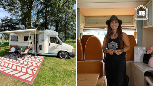 Judith voelt zich nergens zo vrij als in haar camper: 'Ik slaap hier beter dan thuis'