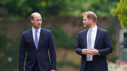 Noodgedwongen weerzien voor prins William en Harry bij begrafenis oom