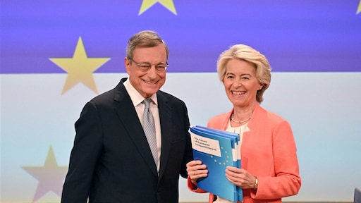 Draghi: EU dreigt bestaansrecht te verliezen, 800 miljard extra investeren