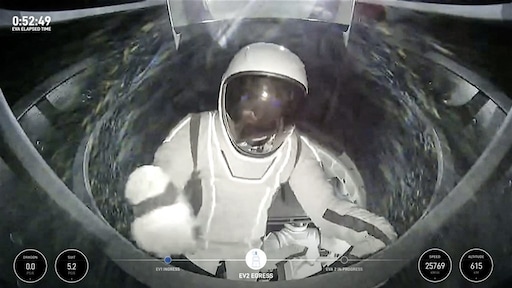 Ruimtewandeling door burger was succesvol, en nu? 'Grote stap in ruimtevaart'