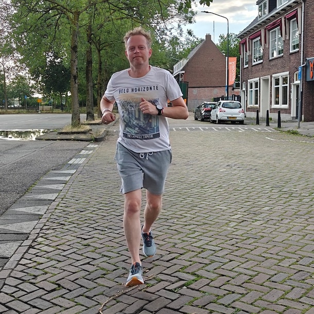 Koert heeft de afgelopen maanden hard getraind voor Singelloop Breda