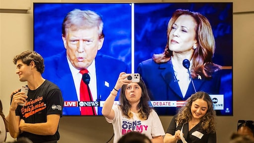 Miljoenen stromen binnen bij Harris na presidentsdebat met Trump