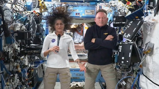 Gestrande astronauten vanuit ruimte: 'Voelen ons bevoorrecht'