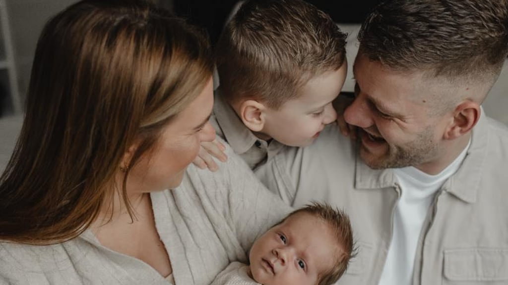 Debby van Rijn en haar gezin.