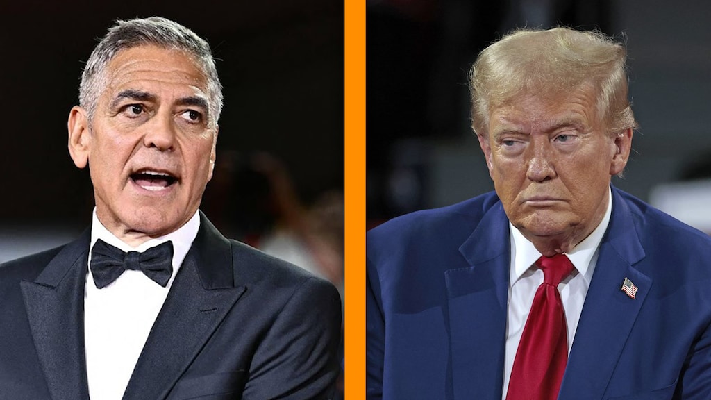 George Clooney 'een tweederangs filmster' volgens Donald Trump