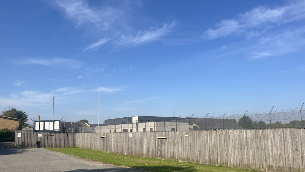 Het Deense uitzetcentrum Ellebæk.