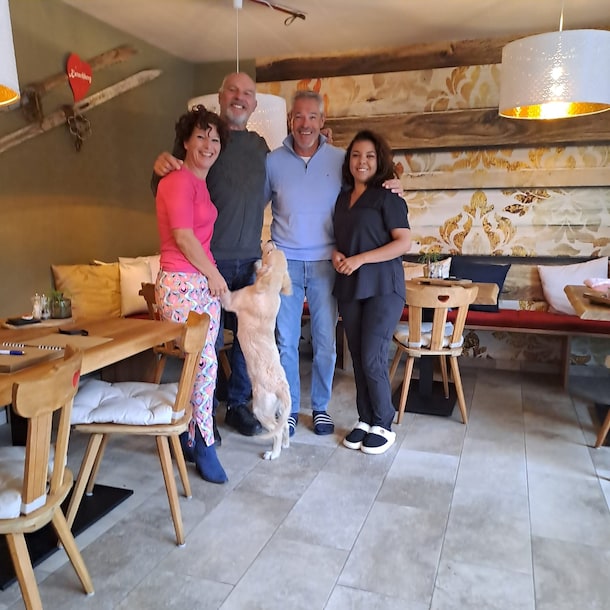 Astrid, Leendert, Harmjan en Samah