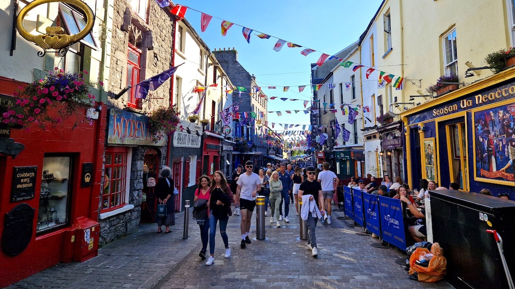 De gezellige studentenstad Galway.