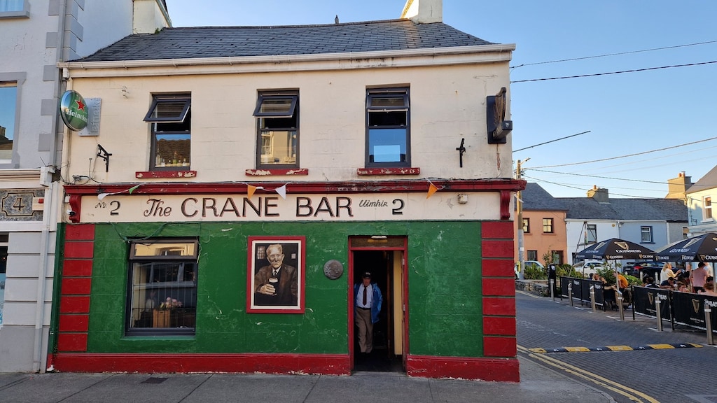 The Crane Bar in Galway, een goede plek voor livemuziek.