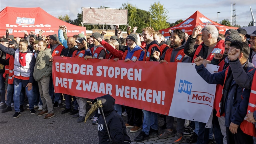 Vakbonden optimistischer over vroegpensioen voor zware beroepen, CNV schrapt stakingen