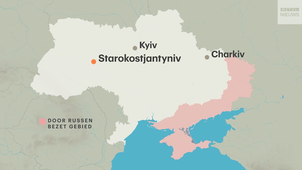 Het plaatsje Starokostjantyniv ligt in het westen van Oekraïne.