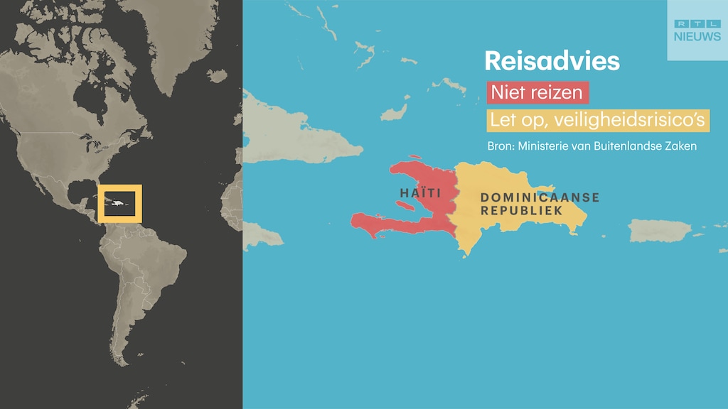 Het reisadvies van Buitenlandse Zaken voor Haïti en de Dominicaanse Republiek.