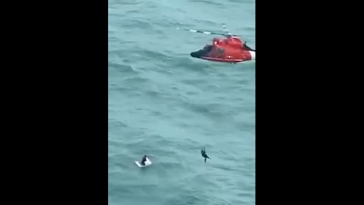 Hulpverleners druk in Florida: ook man op koelbox ver uit kust gered