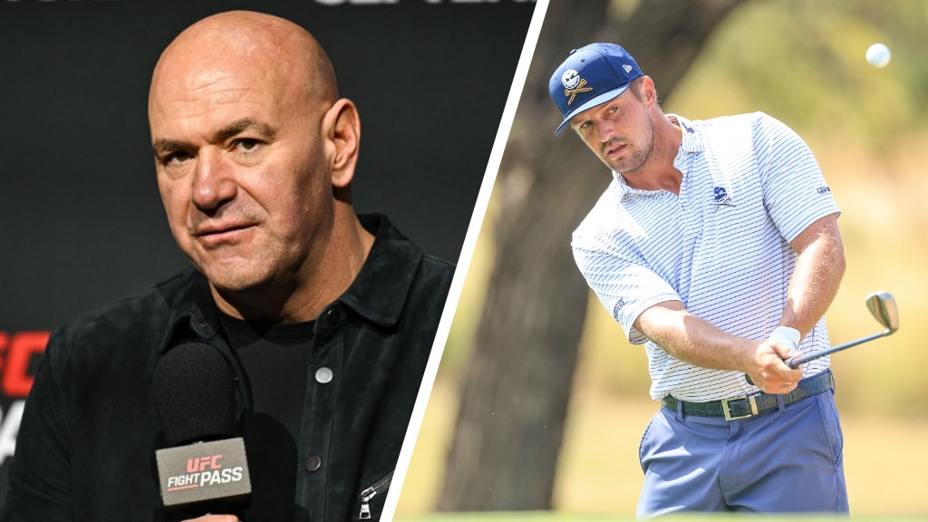 UFC-baas Dana White en golfer Bryson DeChambeau