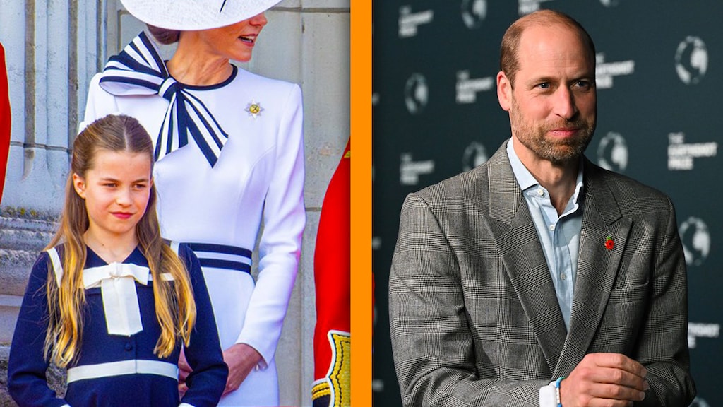Prinses Charlotte was 'in tranen' om baard van prins William: 'Ze vond het niks'
