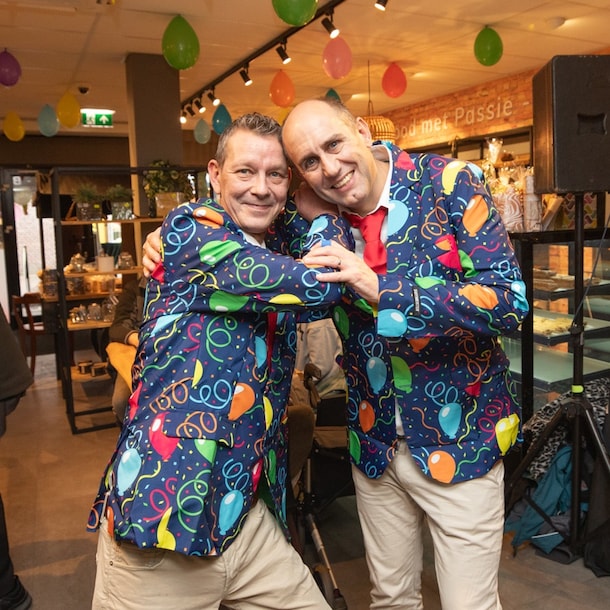 Gijs (links) en Richard