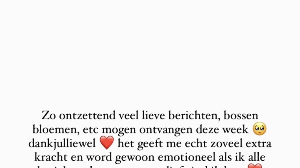 Instagram Story Emma Heesters