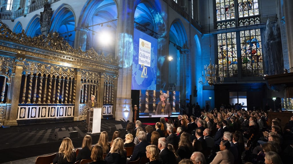 De prijs werd uitgereikt in de Nieuwe Kerk in Amsterdam.