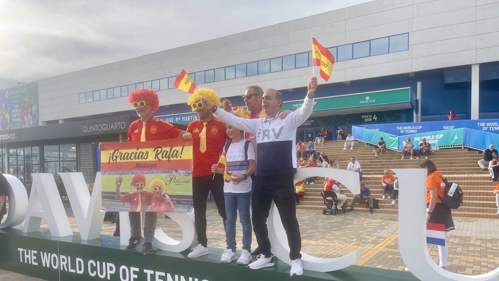 Rafa Nadal neemt afscheid, Nederlandse en Spaanse fans kijken samen naar sporthistorie