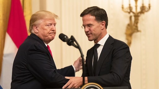 NAVO-baas Rutte vliegt met Nederlands regeringsvliegtuig naar Trump