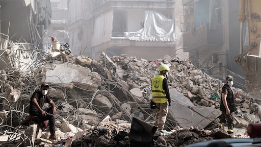 Dodental Beiroet na bombardement loopt op tot 20: 'Zijn wij geen mensen?'